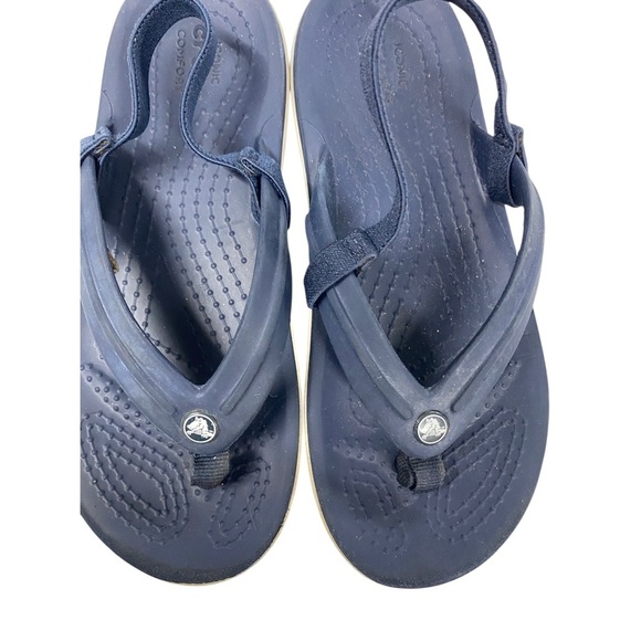 CROCS kids Blue Sandals with Molded Construction and Ventilation size 13 - Picture 4 of 6